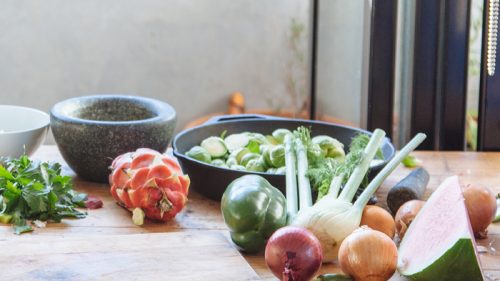 Gröna idéer för vegan matlagning