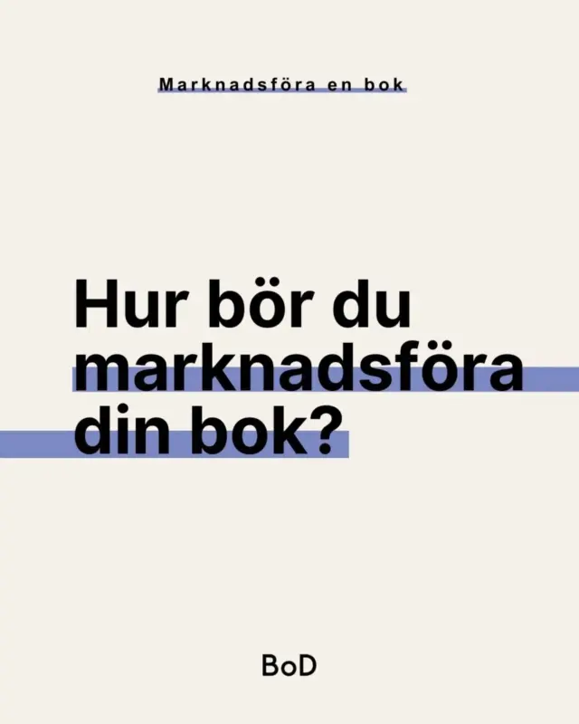 När ska du börja marknadsföra din bok? Det rätta svaret är: när du skriver!

Ja, du läste rätt - även om det är långt kvar till utgivning är det en bra idé att börja marknadsföra redan nu. Medvetenheten om boken i ett tidigt skede kan öka chanserna till framgång efter publicering📈

Klicka vidare för att läsa marknadsföringstipsen i de olika faserna i marknadsföringscykeln. 😊

Vad gör du själv för att marknadsföra din bok?📢

👉 Psst! Kom ihåg att registrera dig till vårt nyhetsbrev så att du inte missar bra tips och information om din bokutgivning. Du finner länken i bio.🤗

#förverkligadinbokidé #böcker #författare #bookstagramsverige #skrivaenbok #bod_sverige