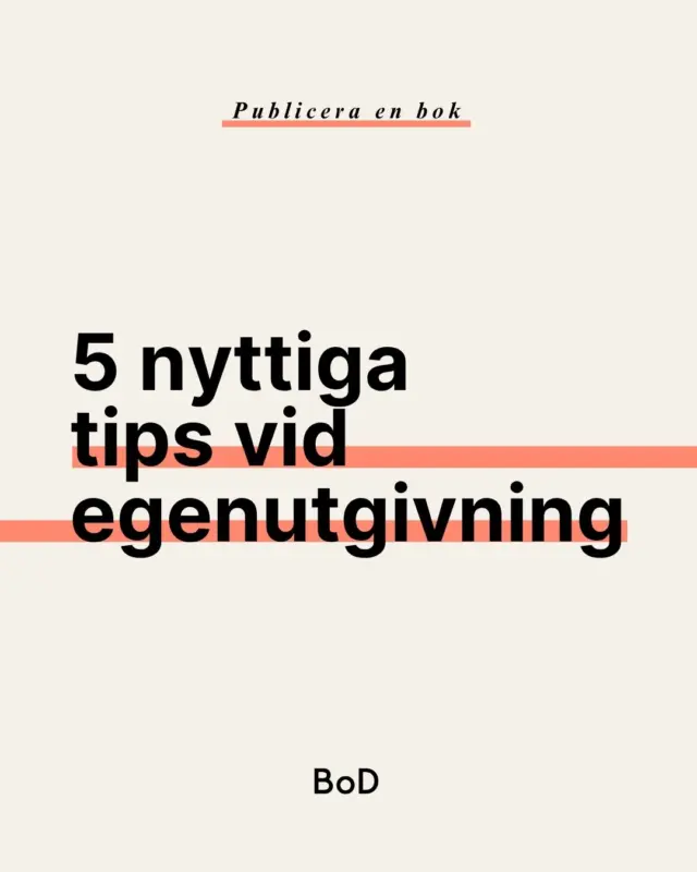 📌 Funderar du på egenutgivning? Vi ger dig några tips och informerar om misstag du bör undvika, när du ger ut din bok själv.
I detta inlägget så berättar vi om:
👉🏻Professionalitet är viktig för din bok!
👉🏻Blick för detaljer gör din bok attraktiv!
👉🏻Skapa en intressant baksidestext!
👉🏻Var aktiv när det gäller marknadsföringen!
👉🏻Skapa inga “fake-recensioner”
Om du vill lägga till några tips, så ser vi fram emot din kommentar! ♥️
#egenutgivning #egenutgivningstips #skapaenbok #bokutgivning #skrivaenbok #förverkligadinbokidé #bod_sverige