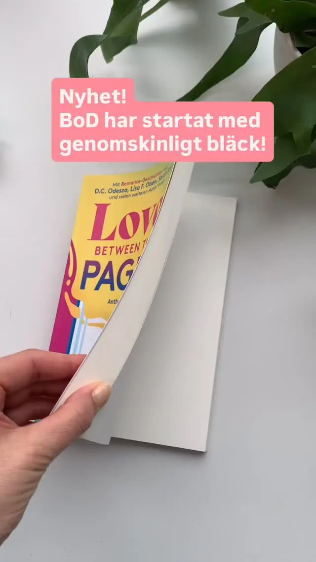 Nyhet!⭐️
BoD har börjat med genomskinligt bläck. 
Bläcket kommer fram långsamt och efter ca. 2 veckor och då är boken fullt läsbar. 

#april #boktryck #printondemand #aprilskämt #bod_sverige