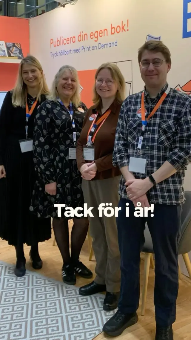 Tack för i år Bokmässan!📚
Vi ses nästa år igen!👋🏼

@bokmassan #förverkligadinbokidé #böcker #böckerärlivet #skrivardrömmar #bod_sverige